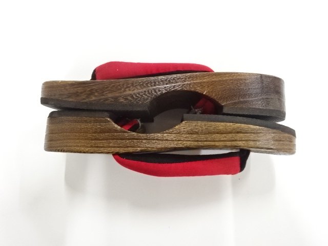  未使用品　焼桐下駄(24センチ)